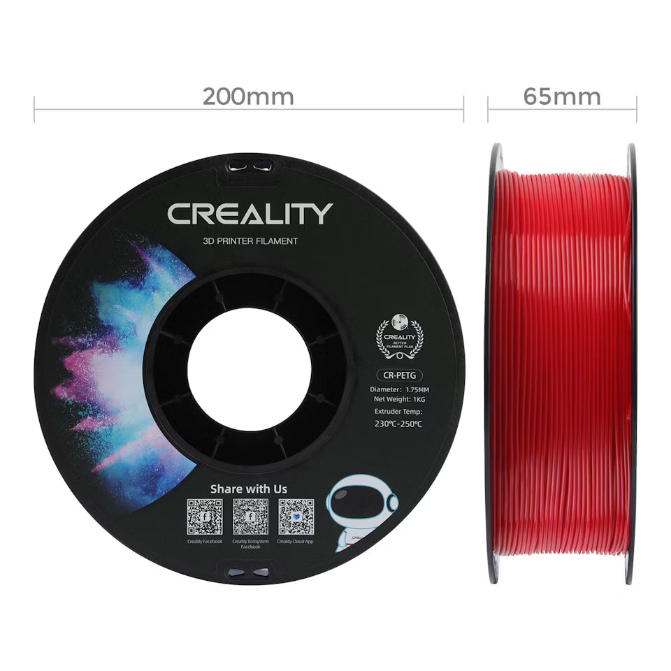 Creality CR-PETG - 1,75mm - Röd - 1kg