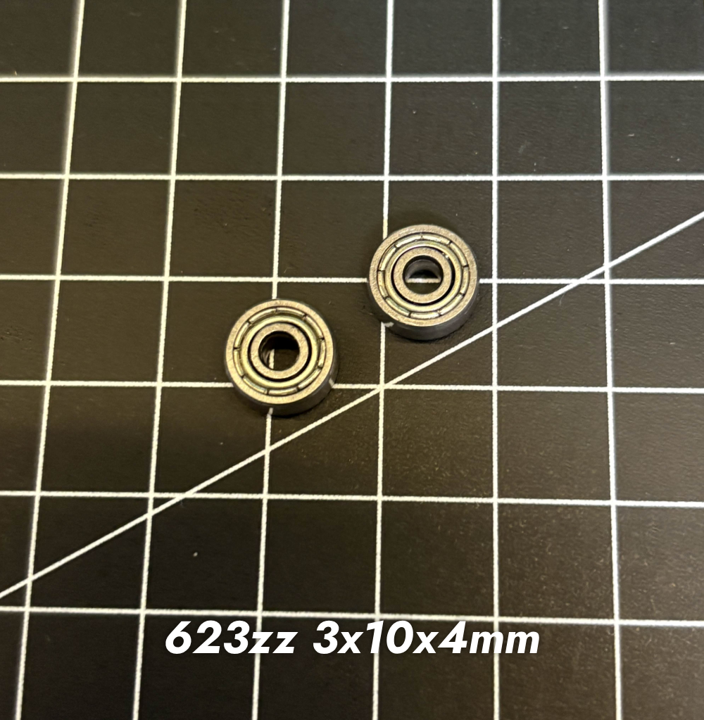 Kullager 623zz 3x10x4mm