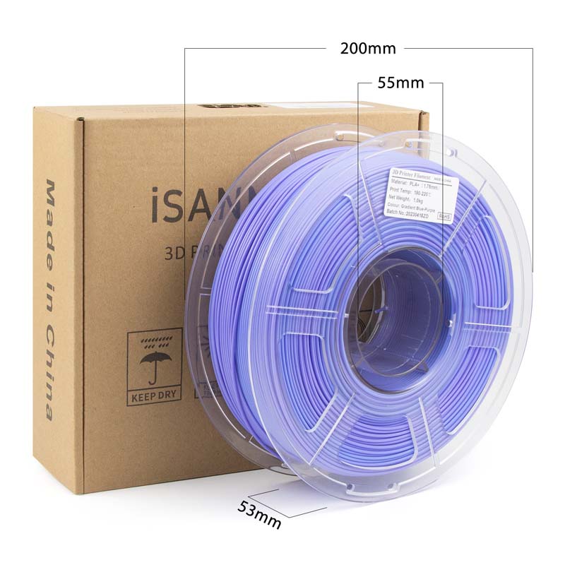 iSANMATE PLA+ • Gradient Blue Purple • 1kg