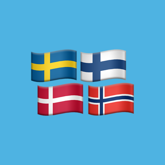 Fri frakt till hela Skandinavien - nu även Finland, Norge och Danmark