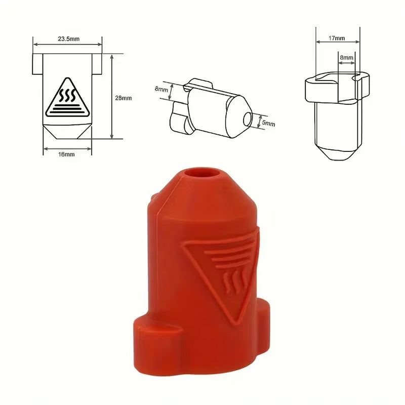 Officiell Creality K1/K1C/K1 Max Hotend Silikon Skydd