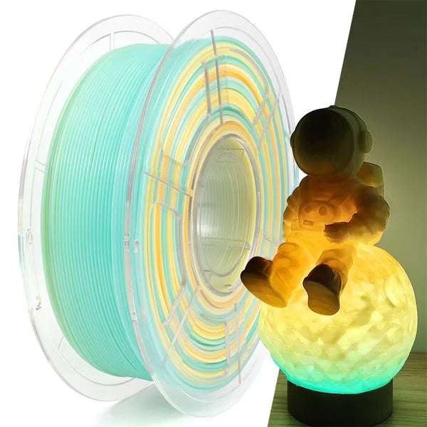 iSANMATE PETG Tra. Gradient - Blå & Vit & Orange - 1kg