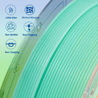 iSANMATE PETG Tra. Gradient - Blå & Vit & Orange - 1kg - SEPLATES