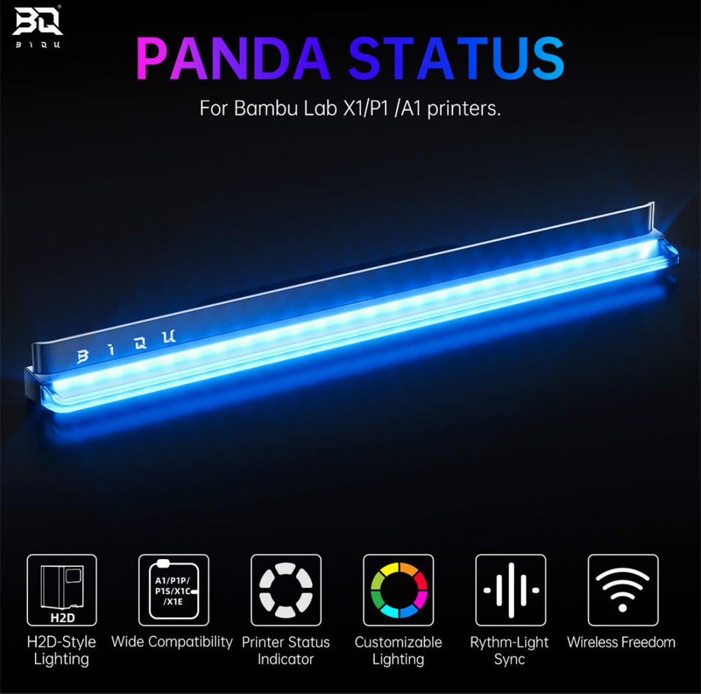 BIQU Panda Status Customizable RGB for Bambu Lab X1/P1/A1 Series