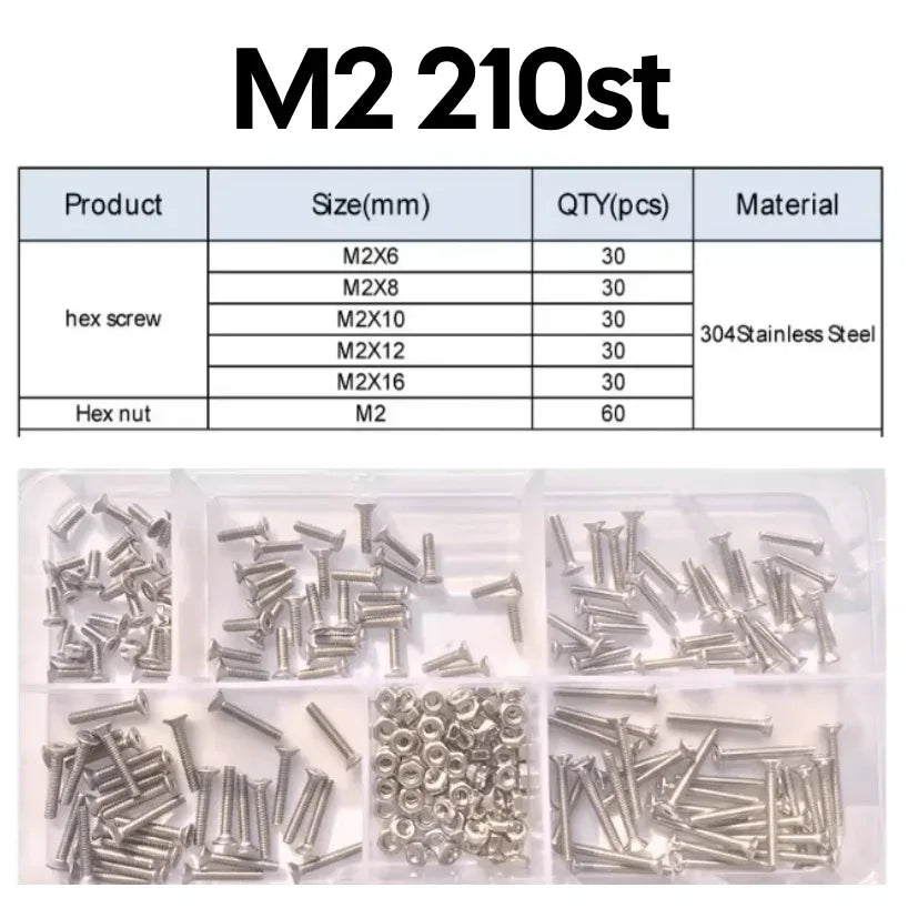M2/M3/M4 Insexskruvsatser - SEPLATES