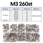 M2/M3/M4 Insexskruvsatser - SEPLATES