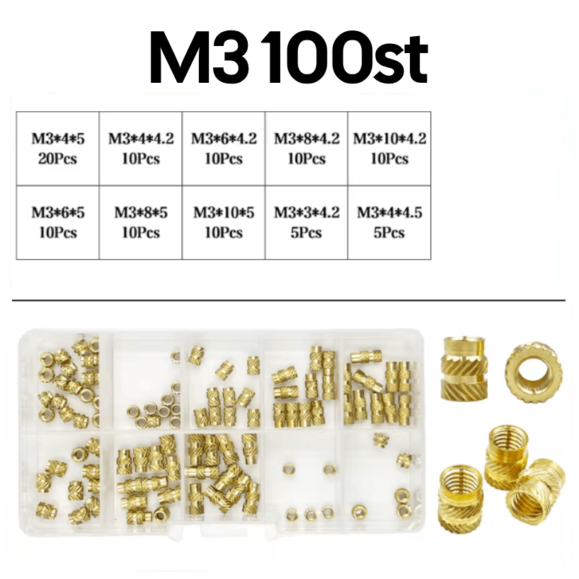 100st M3 Värme insats Kit