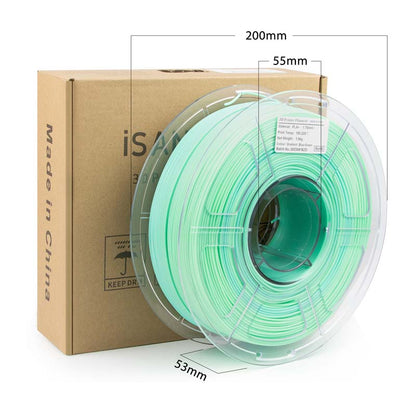 iSANMATE PLA+ • Gradient Blue Green • 1kg