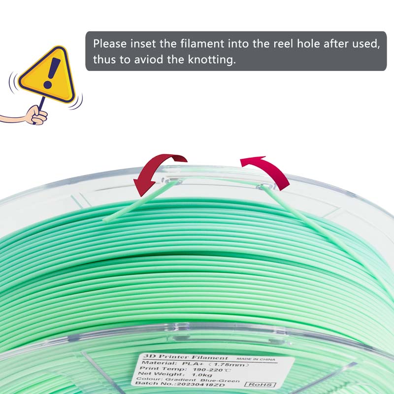 iSANMATE PLA+ • Gradient Blue Green • 1kg