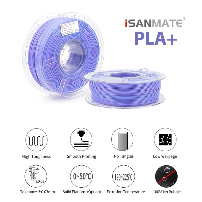 iSANMATE PLA+ • Gradient Blue Purple • 1kg