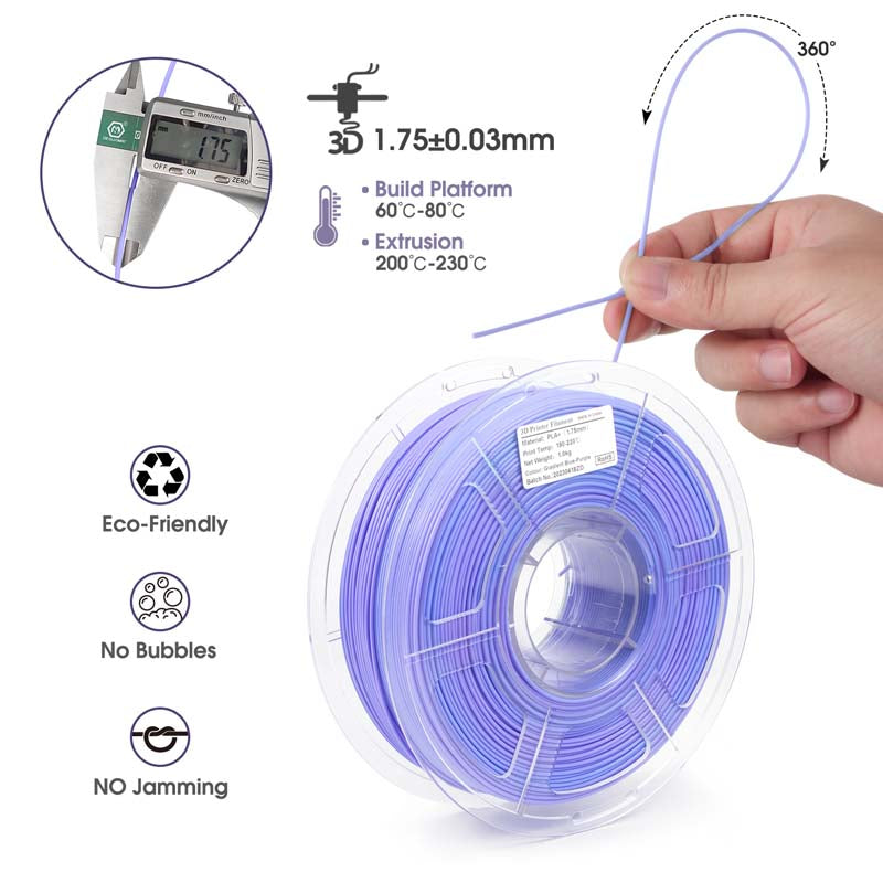 iSANMATE PLA+ • Gradient Blue Purple • 1kg