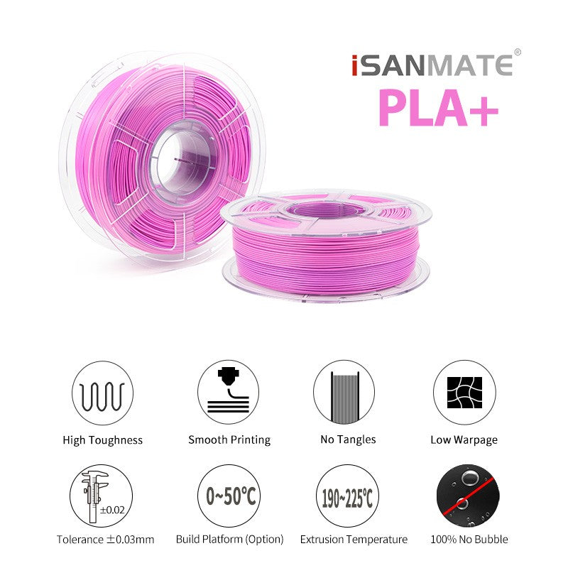 iSANMATE PLA+ • Gradient Pink Purple • 1kg