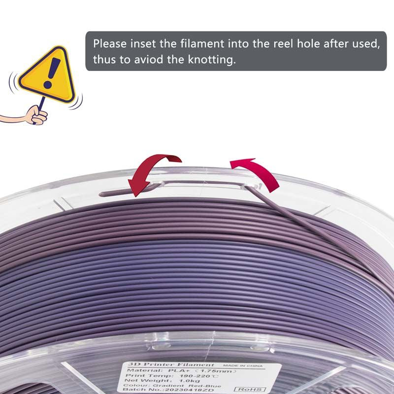 iSANMATE PLA+ • Gradient Red Blue • 1kg