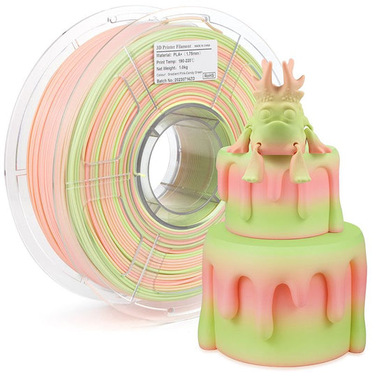 iSANMATE PLA+ • Gradient Pink Candy Green • 1kg