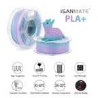 iSANMATE PLA+ Gradient Bluish Green Purple - SEPLATES