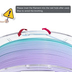 iSANMATE PLA+ Gradient Bluish Green Purple - SEPLATES