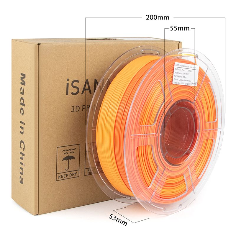 iSANMATE PLA+ • Gradient Red Orange • 1kg