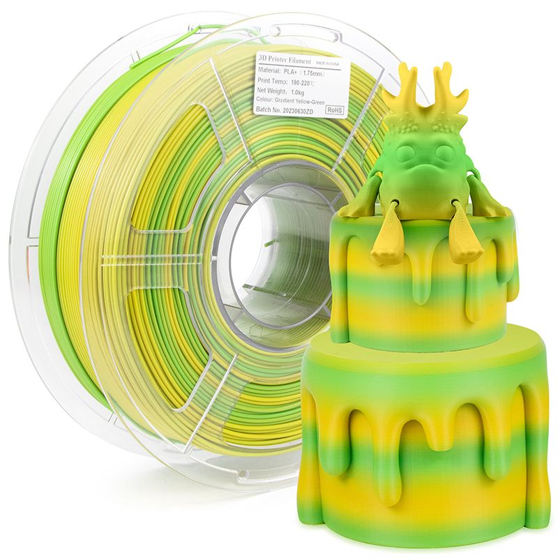 iSANMATE PLA+ • Gradient Yellow Green • 1kg