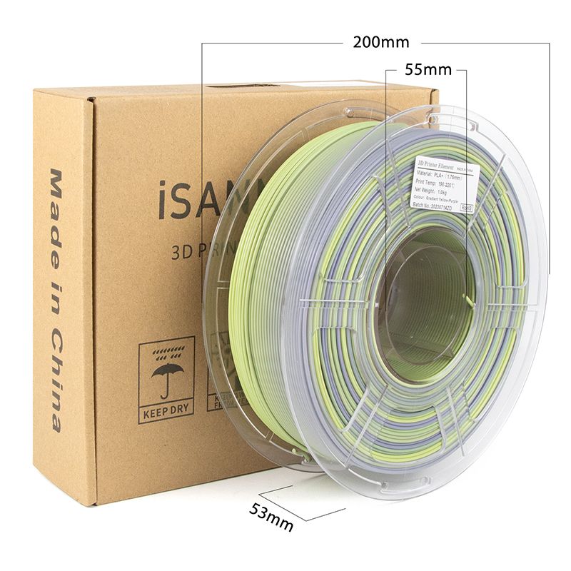iSANMATE PLA+ • Gradient Yellow Purple • 1kg