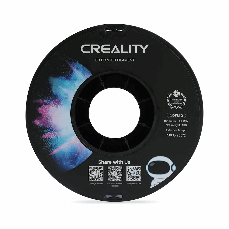 Creality CR-PETG 1,75mm - Vit - 1kg