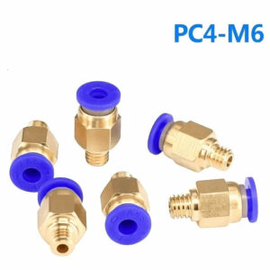 Pneufit rak koppling PC4-M6 & PC4-M10